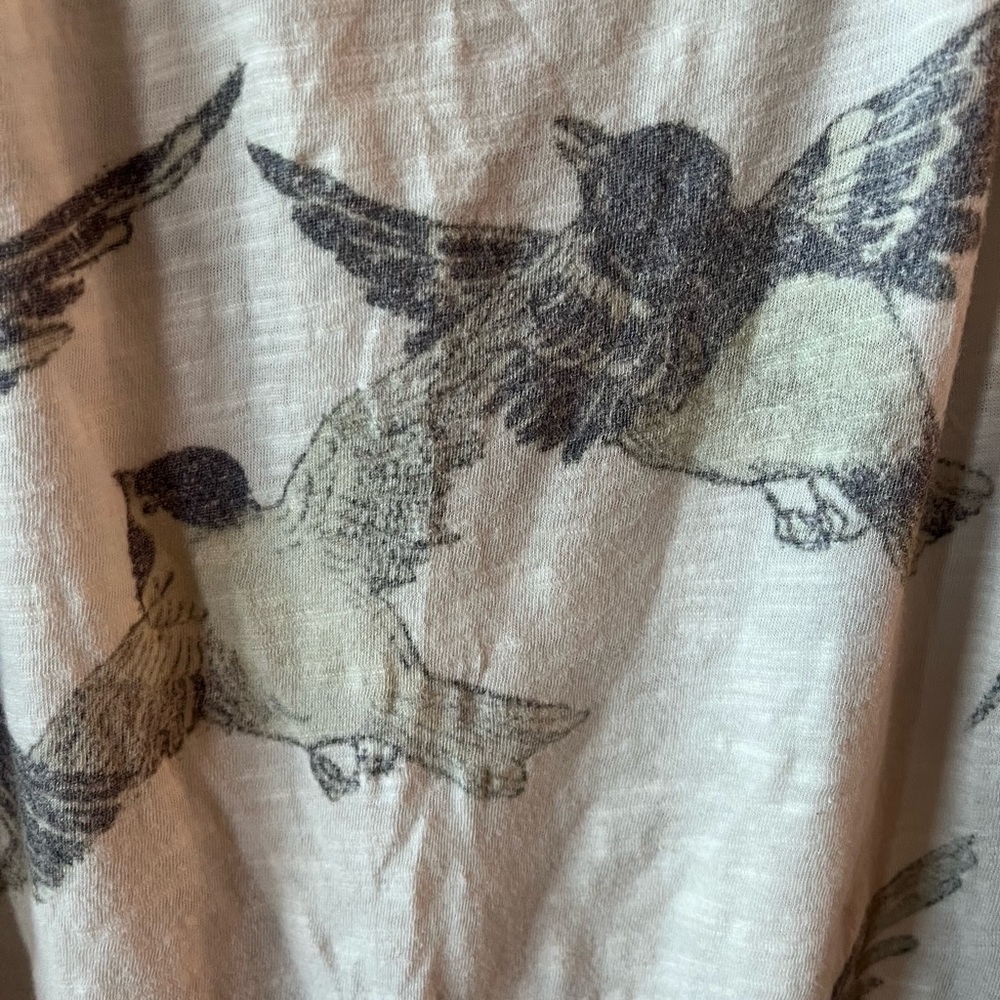 Bird Print Women's Top